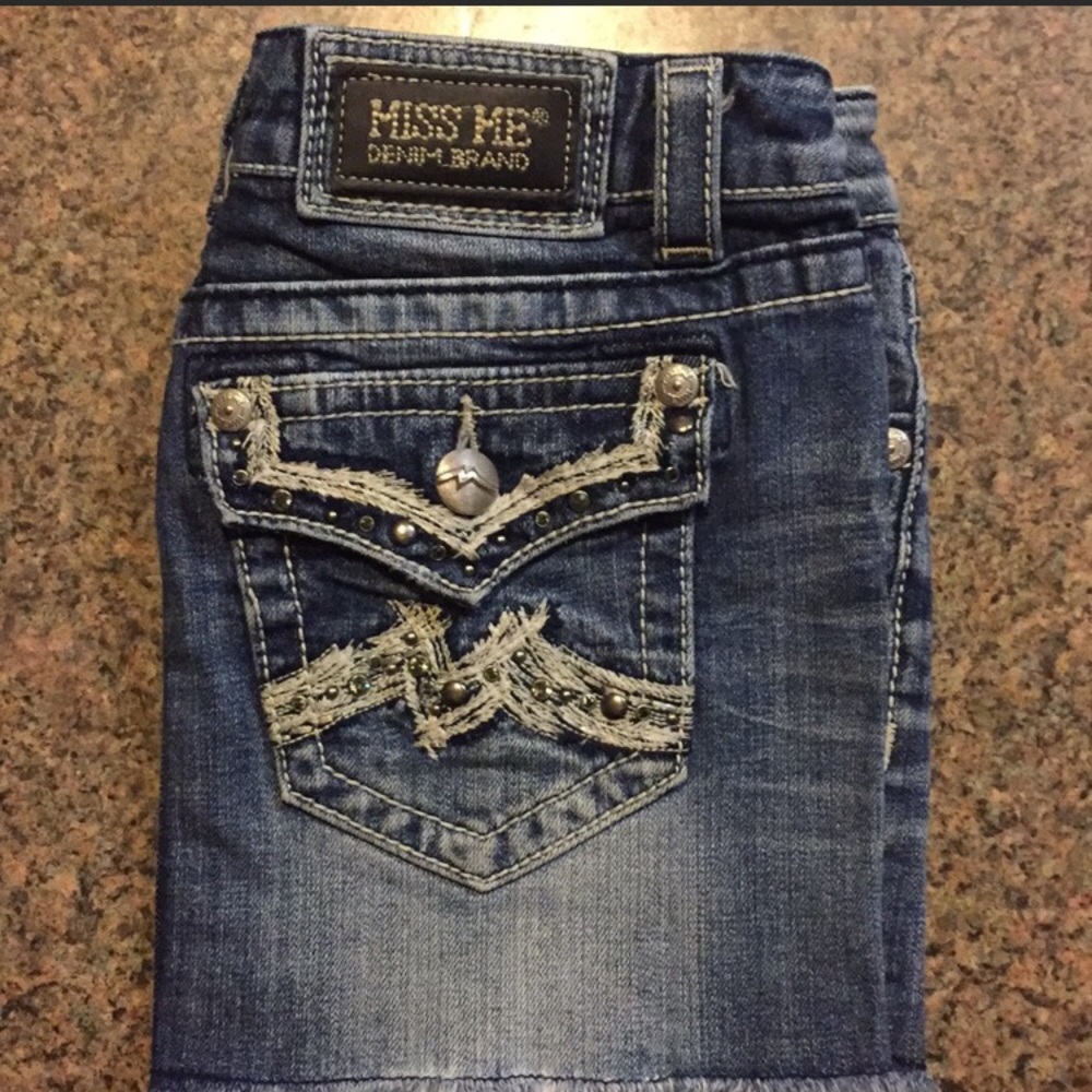 Miss Me Jean Skirt